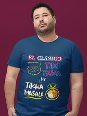 El Classico-Tiki Taka vs Tikka Masala T-Shirt